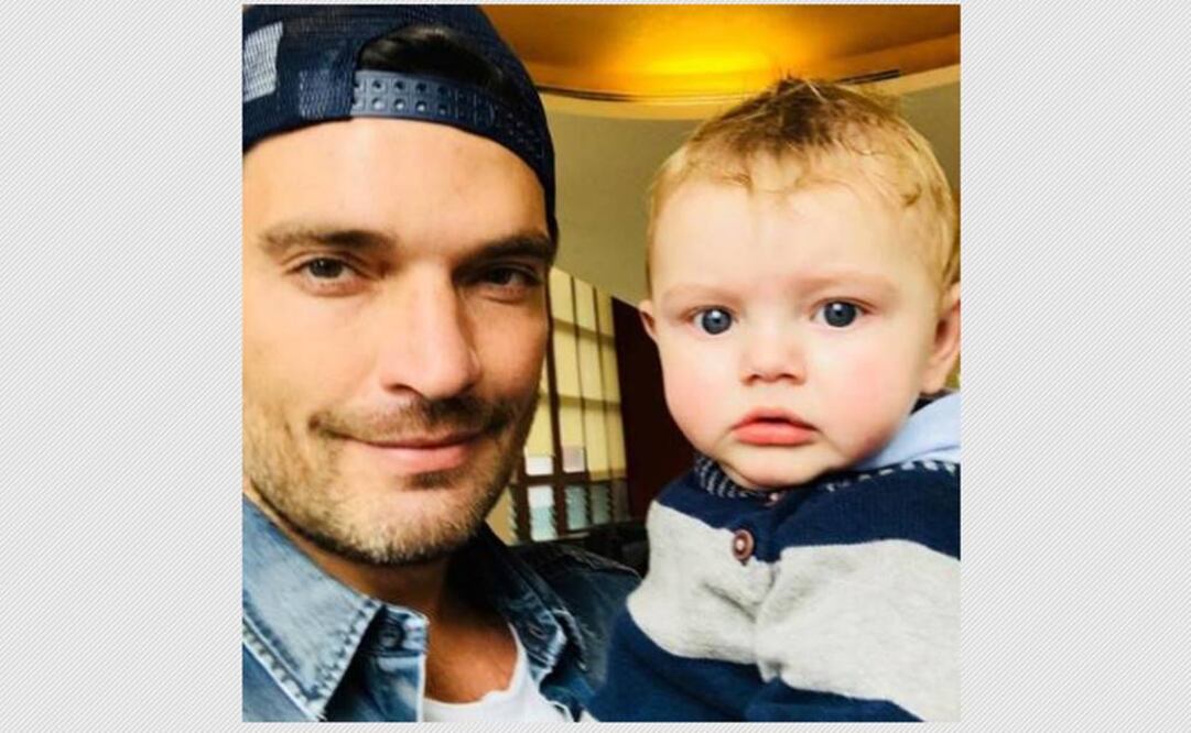 Julián Gil junto a Matías. Foto: Instagram 