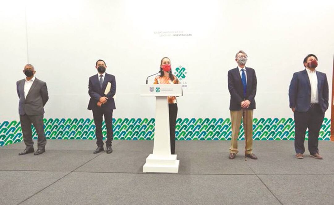 Claudia Sheinbaum presentó en conferencia los nuevos movimientos en su equipo de trabajo. Foto: Tomada de Twitter