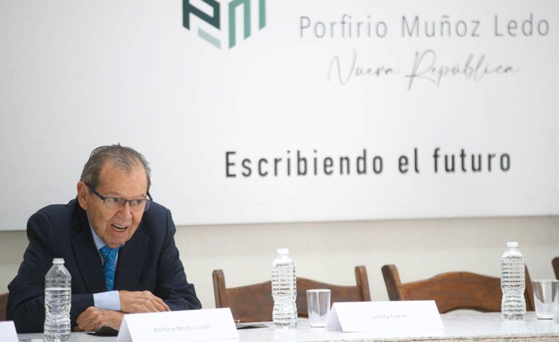 Porfirio Muñoz Ledo sostuvo que el gobierno encabezado por el presidente Andrés Manuel López Obrador tiene un "contubernio" con el crimen organizado. Foto: Germán Espinosa