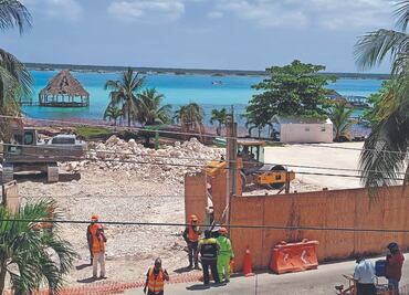 Protestan en Bacalar contra casa de Sedena