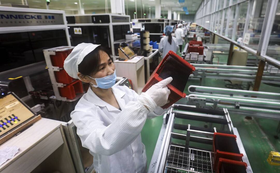 Foto tomada en una fábrica en Jiujiang, en la provincia Jiangxi, China, Foto: AP