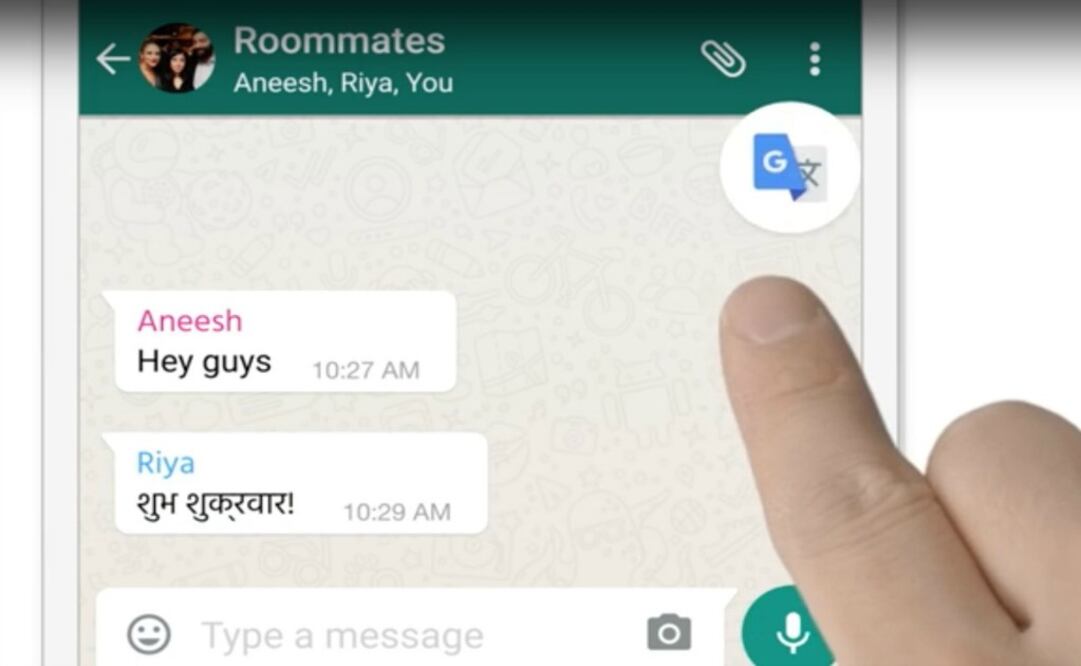 Por medio de un video tutorial, Google Translate te explica cómo usarlo en una conversación de Whatsapp