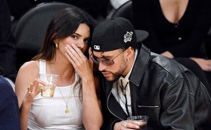 Bad Bunny y Kendall Jenner, otra vez muy juntitos y de botas en partido de baloncesto