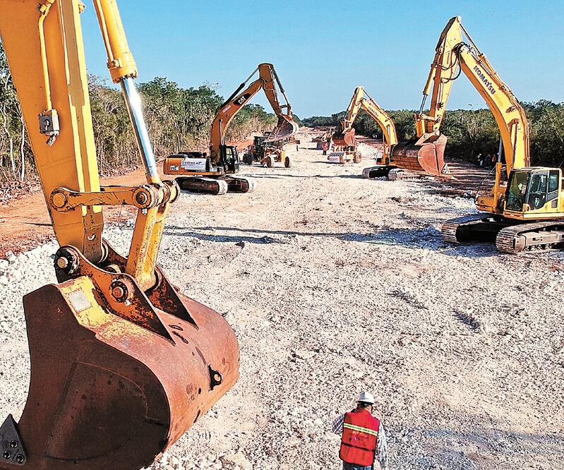El Tren Maya es una de las obras donde la ASF encontró fallas. Foto: ARCHIVO EL UNIVERSAL 