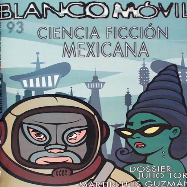 Edición 93 de Blanco Móvil en 1985, centrada en la ciencia ficción mexicana. Su contenido incluyó textos de Miguel Ángel Fernández Delgado, José Luis Zárate y Gerardo Horacio Porcayo. Foto: ESPECIAL/Tomada de Ciencia Ficción Mexicana.