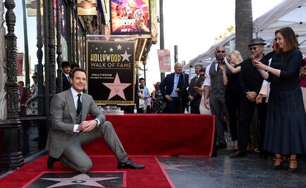 Chris Pratt recibe su estrella en Hollywood