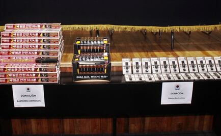 Corea del Sur dona silbatos eléctricos a Policía de CDMX