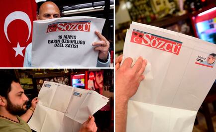 Diario turco publica edición en blanco en apoyo a periodistas