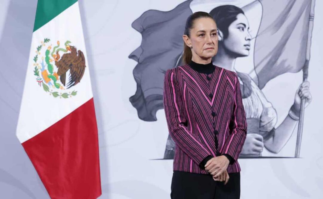 Claudia Sheinbaum, presidenta de México, durante la mañanera del 12 de noviembre del 2025. Foto: Fernanda Rojas/ EL UNIVERSAL