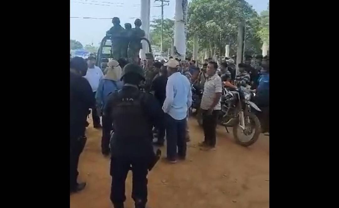 Conflicto de tierras en Oaxaca. Foto: Especial