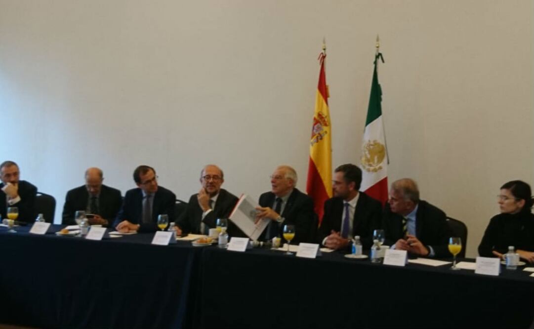 Reunión del ministro de Asuntos Exteriores de España con empresarios españoles en México. FOTO: Alejandra Canchola | EL UNIVERSAL