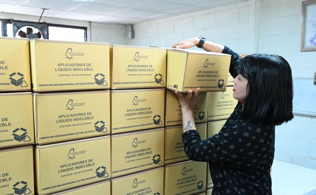 IECM alista líquido indeleble para elección COPACO y Presupuesto Participativo. Foto: Especial