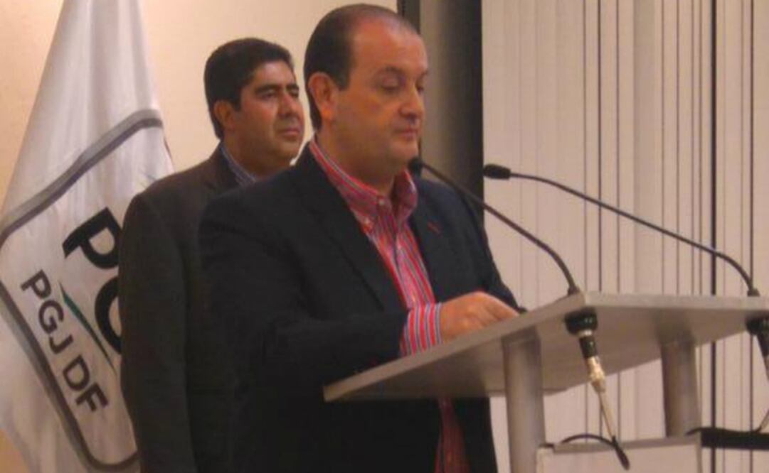 The Attorney General of Mexico City announced the arrest at a press conference. (Photo: Photo: the Twitter of PGJ_CDMX)