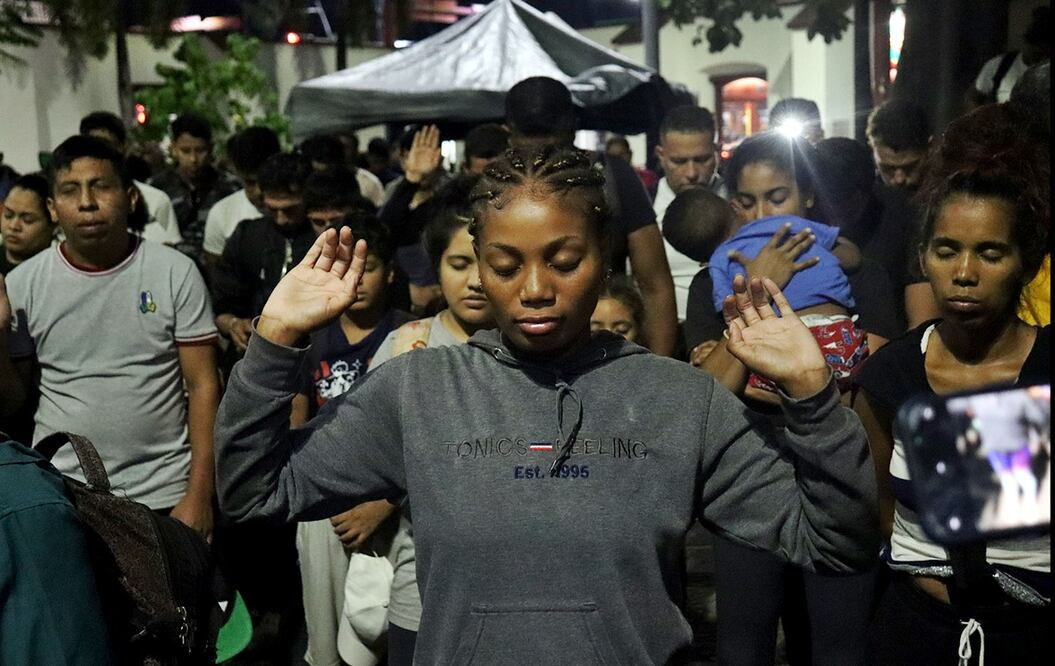 La primera caravana migrante del año partió este jueves de la frontera sur de México con cerca de dos mil integrantes. Foto: EFE