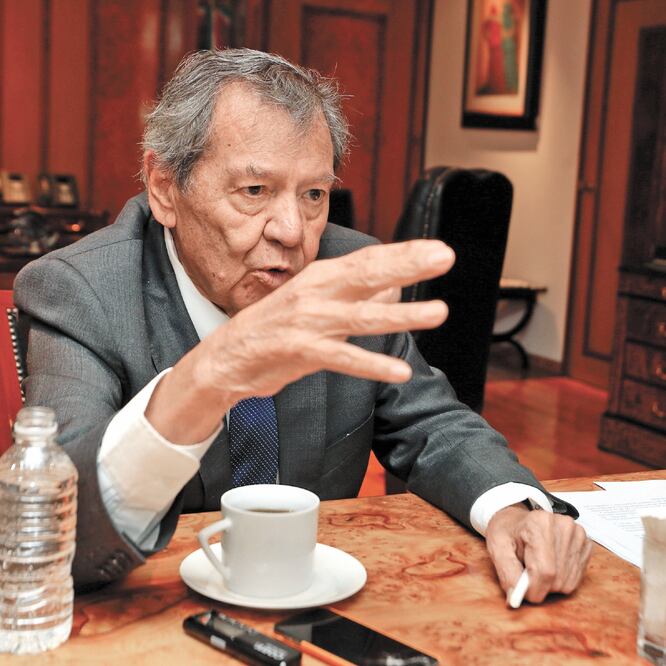 En la foto: Porfirio Muñoz Ledo, Presidente de la Cámara de Diputados. BERENICE FREGOSO. ELUNIVERSAL