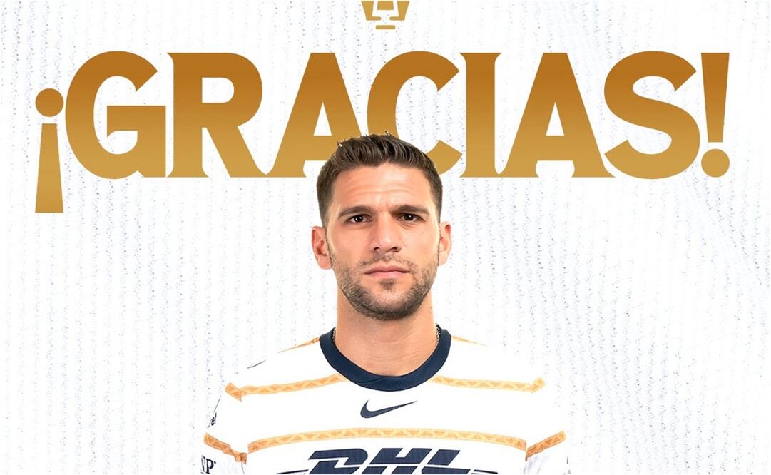 FOTO: @PumasMX - Pumas confirma la salida de Lisandro Magallán;