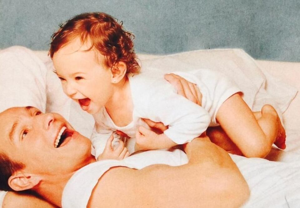 Erik Rubín disfruta su paternidad. Foto: Cortesía.