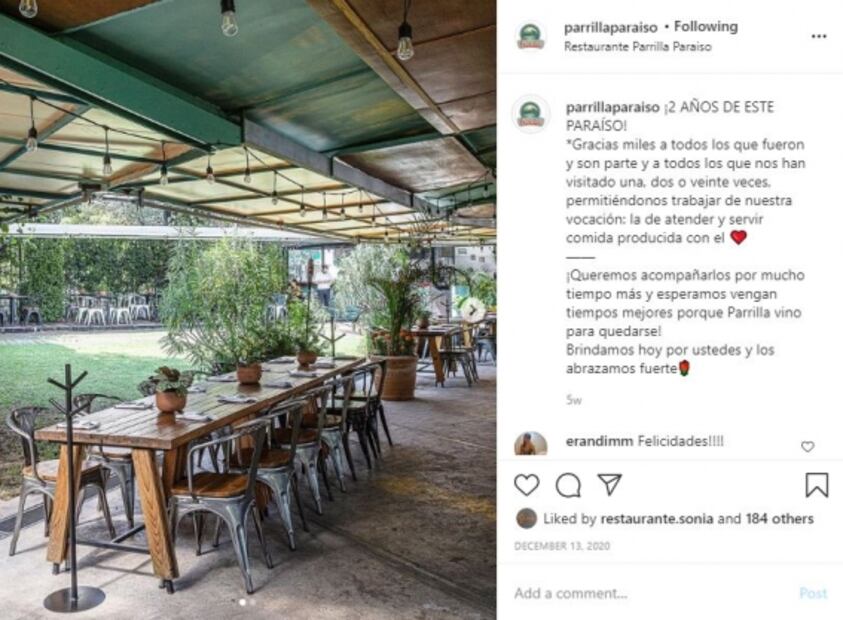 Terrazas cool para comer en la CDMX