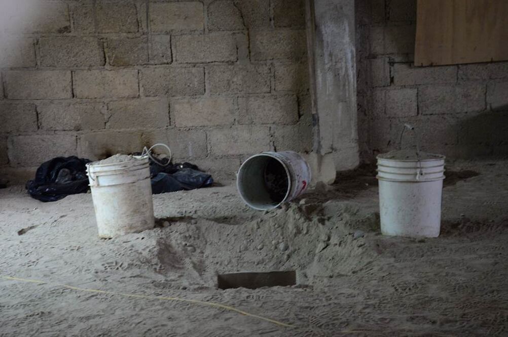 Aspectos de la vivienda de donde por donde se escapó Joaquin "El Chapo" Guzman (Jorge Alvarado / EL UNIVERSAL)