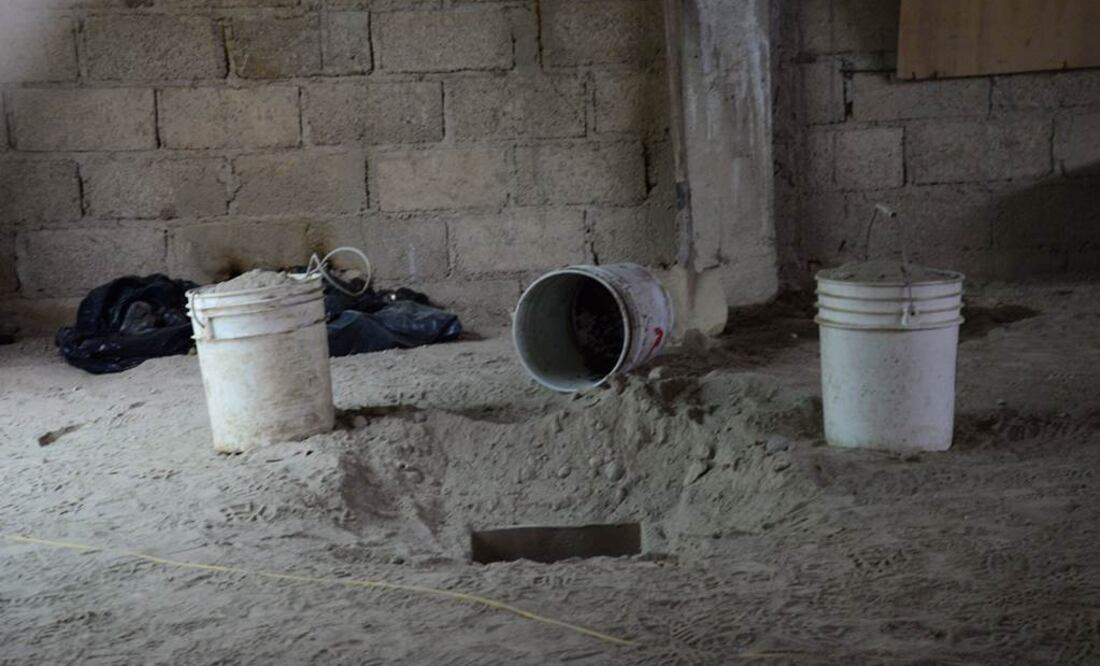 Aspectos de la vivienda de donde por donde se escapó Joaquin "El Chapo" Guzman (Jorge Alvarado / EL UNIVERSAL)