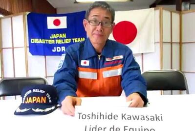 “Amigos en la adversidad, cuates de verdad”, se despiden rescatistas japoneses