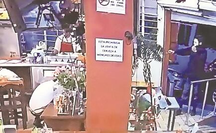 En un minuto, encapuchados asaltan taquería en Naucalpan