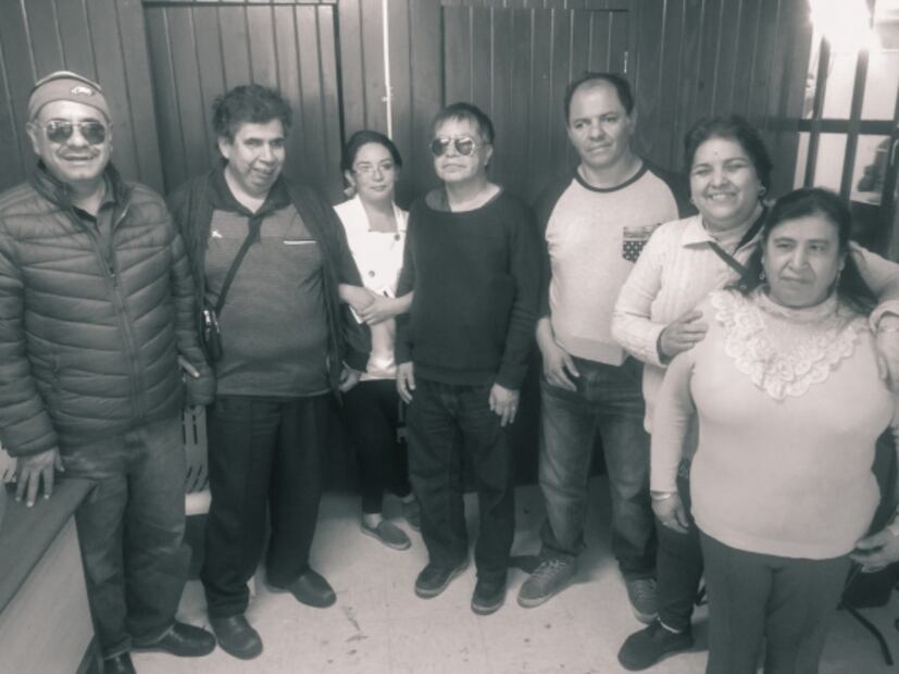 Personas ciegas lucharon por su derecho al trabajo