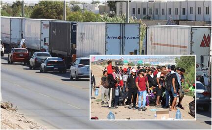 Cierre de puente Internacional de Ciudad Juárez por migrantes tiene en crisis a transportistas; pérdidas suman 947 mdd