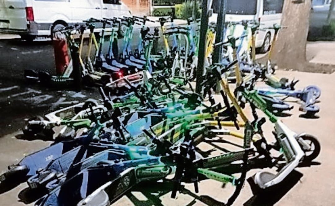 Retiramos los scooters que causaban molestias, dijo César Garrido.