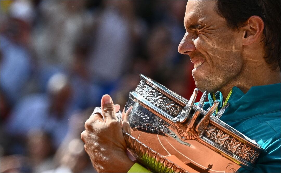 RAFA NADAL SUMA 22 TÍTULOS DE GRAND SLAM EN SU CARRERA - FOTO: AFP