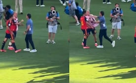 Auxiliar argentino que golpeó a Dani Olmo explica su agresión: "Fue una reacción a un dicho"