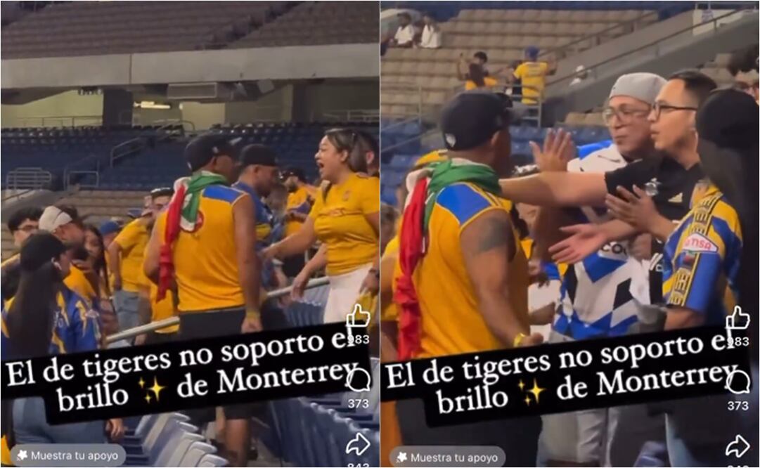 Aficionados de Tigres agredieron a una mujer en el Clásico Regio / Foto: Especiales