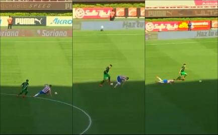 El error de Hiram Mier que le costó un gol a Chivas ante Santos