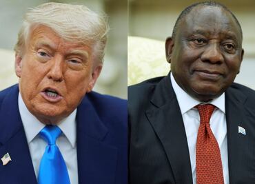 Trump recibe al presidente de Sudáfrica; chocan sobre si existe un genocidio contra los blancos
