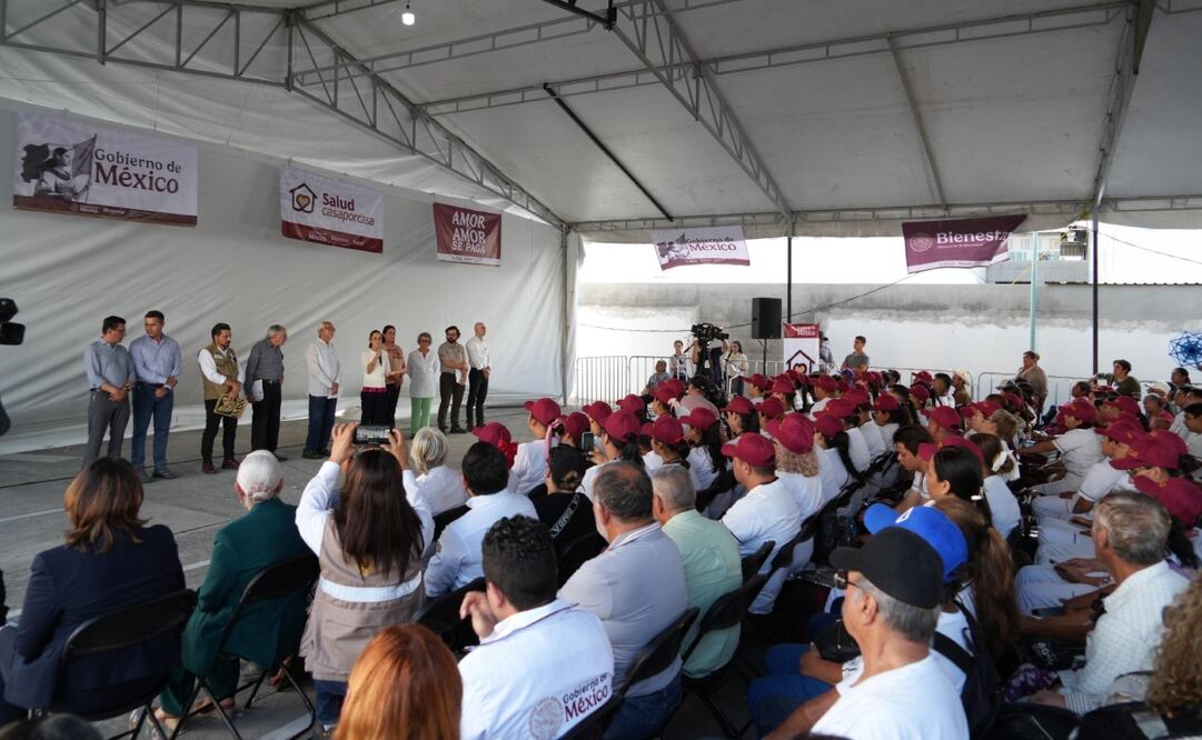 Durante asamblea, Claudia Sheinbaum impulsa “Vida Saludable” en escuelas para frenar el consumo de comida chatarra y prevenir diabetes. Foto: Presidencia