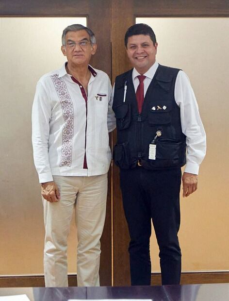 Américo Villarreal y Luis Reyes. Foto: Especial