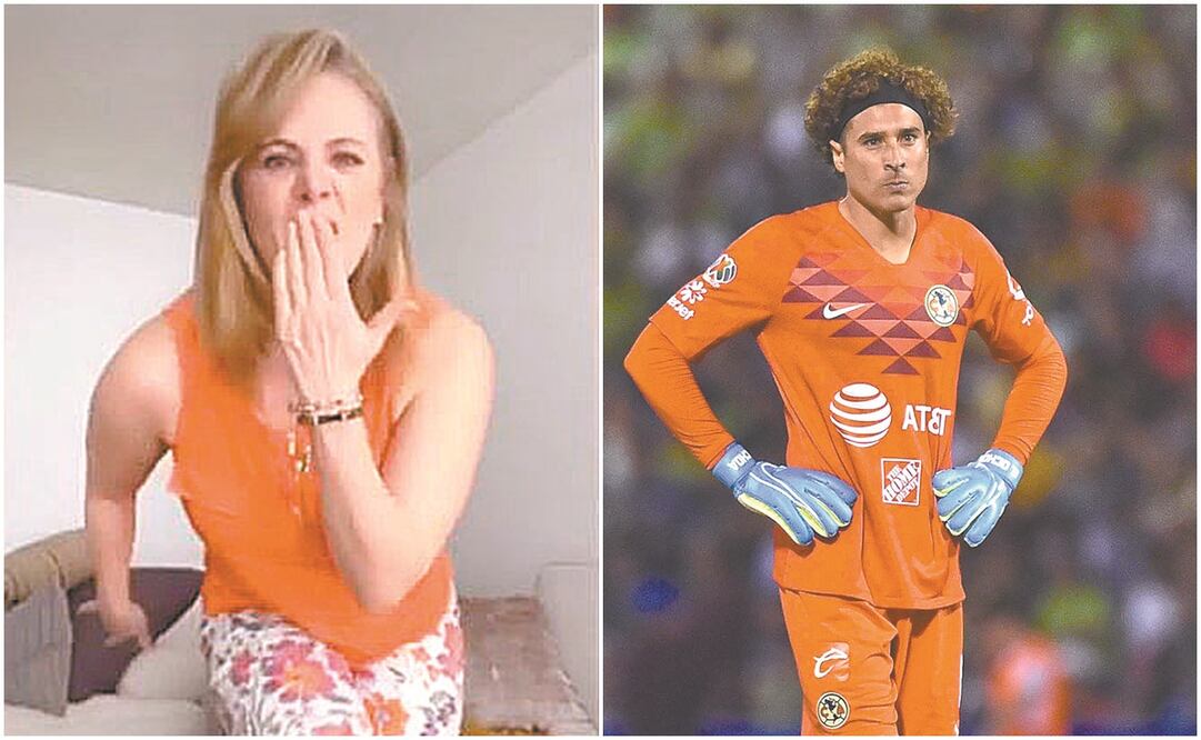 Erika Buenfil y Guillermo Ochoa. Fotos: Archivo