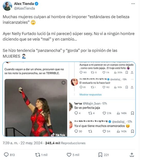 Fans de Nelly Furtado la defienden de las críticas.