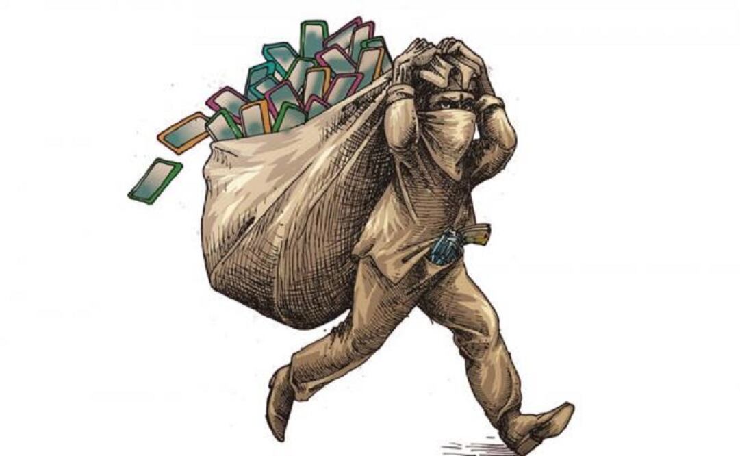 Between 2012 and September 2015, 11 phones were stolen in Mexico City every day. (Illustration: EKO)