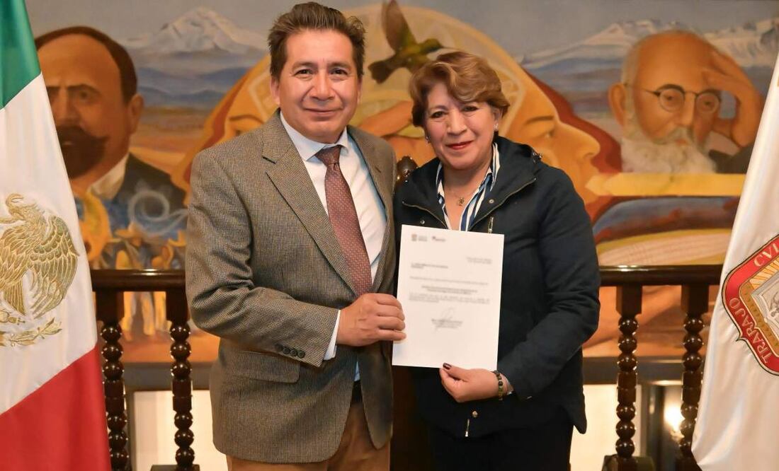 Gobernadora del Edomex designa a José Arnulfo Silva como Secretario del Agua (26/04/2025). Foto: Especial