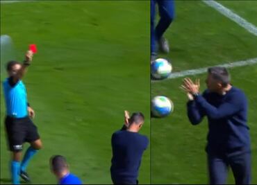 Pedro Caixinha provoca escándalo tras ser expulsado en Brasil: "Si quieres, échame, porque a ti también te llamaré débil"