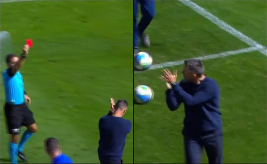 El escándalo de Pedro Caixinha al ser expulsado en Brasil / Foto: Especiales