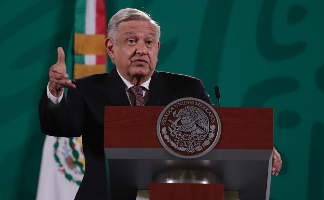 Conferencia matutina del presidente Andrés Manuel López Obrador del 13 de julio de 2021. Foto: Berenice Fregoso/ El Universal
