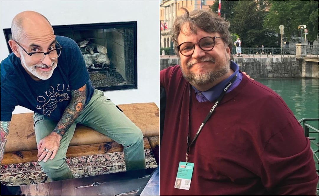 Guillermo del Toro y el escritor David S. Goyer. Foto: Vía Instagram oficial.