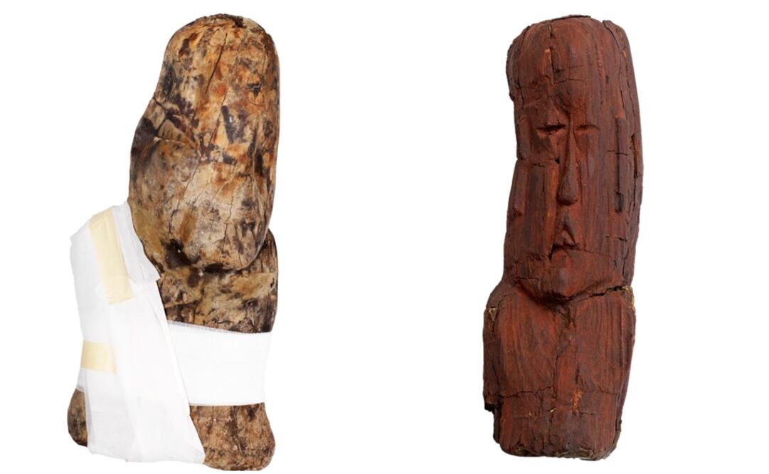 Alemania entregó a México dos piezas arqueológicas de tres mil años de antigüedad de la cultura Olmeca. Foto: INAH