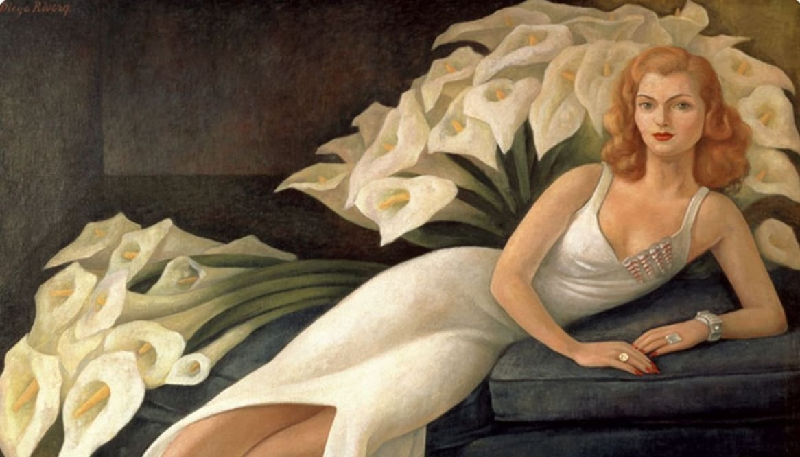 'Retrato de Natasha Gelman', de Diego Rivera. Foto: Colección Gelman