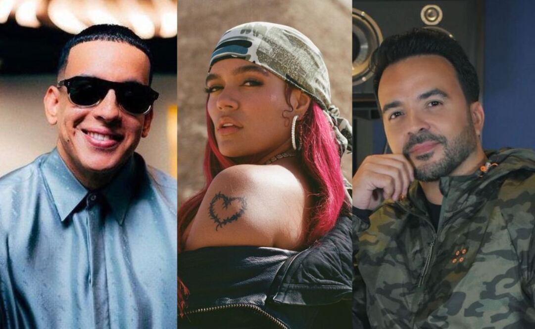 Daddy Yankee, Karol G y Luis Fonsi fueron afectados por la demanda de una productora. Fuente: Instagram @karolg @legendaryyankee y @luisfonsi