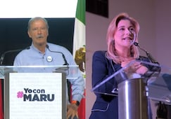 Realizan caravana y concentración en Chihuahua en apoyo a Maru Campos; acuden Fox y Calderón