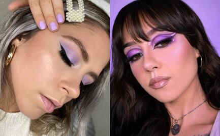 Sombras lila, la tendencia que causará furor en primavera 2023