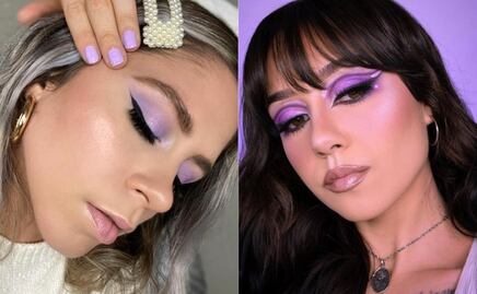 Sombras lila, la tendencia que causará furor en primavera 2023